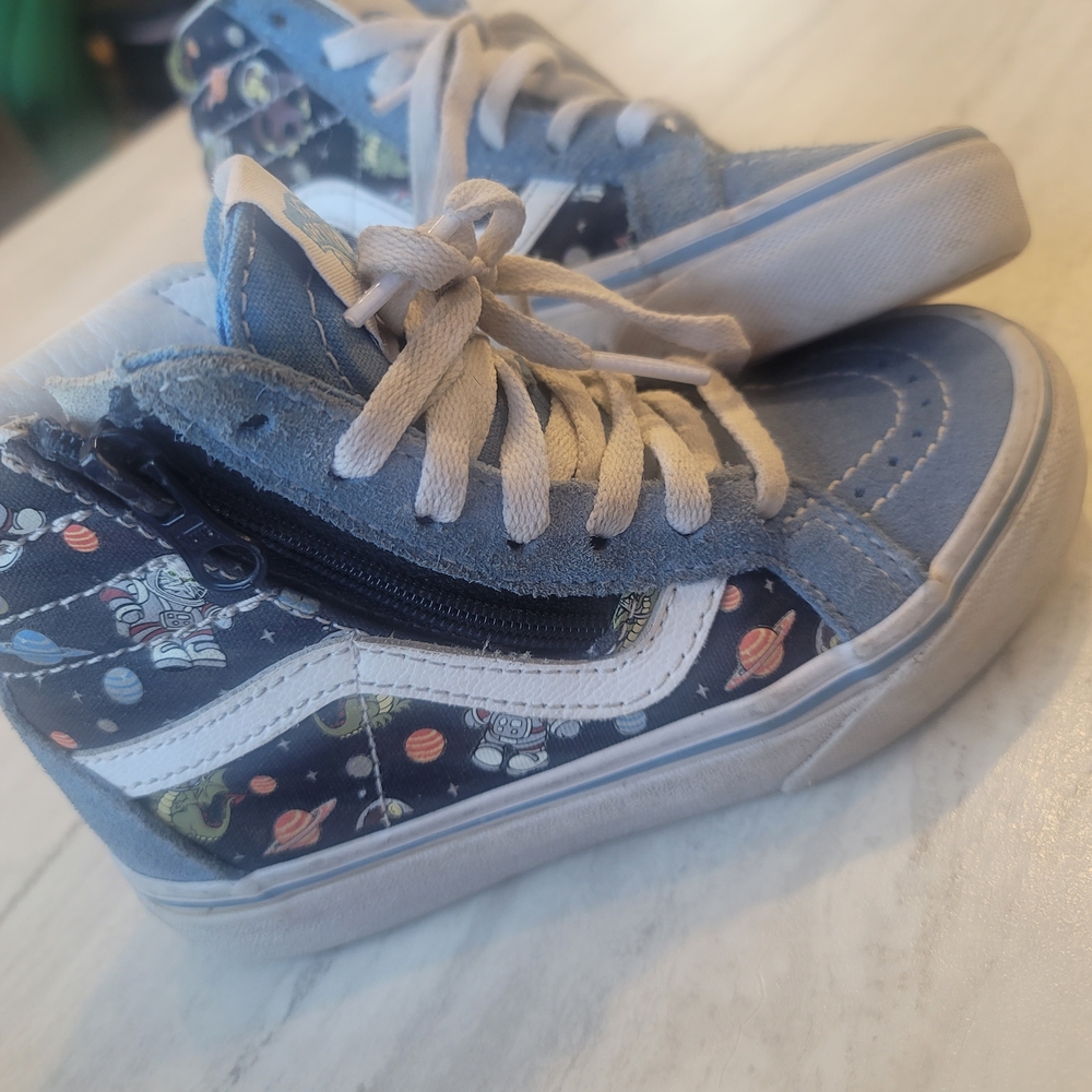 Vans Toddler Blue Cosmic Hightop Sneakers
